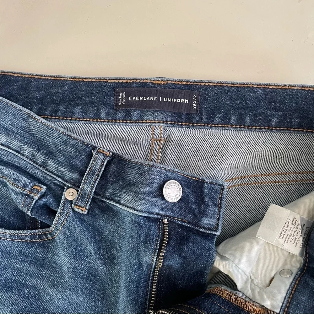 Everlane Uniform Men’s Skinny Stretch Jean 29x32 Organic Cotton